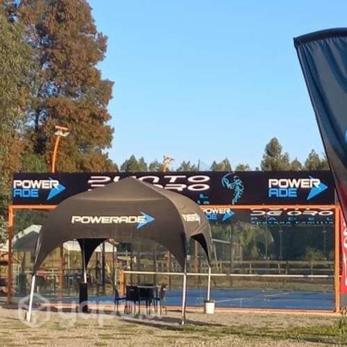Cancha de padel+container