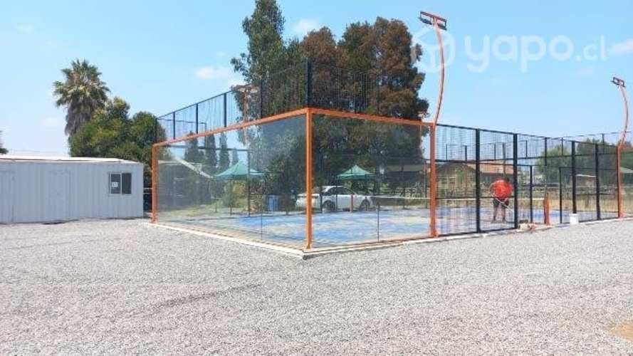 Cancha de padel+container