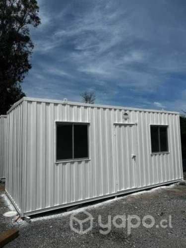Oficina contenedor modular 20 pies con baño