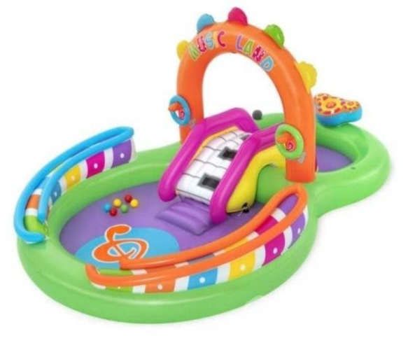 Piscina inflable con diseño musical y con accesori