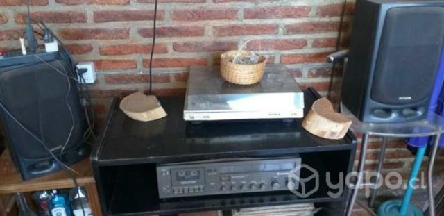 Receiver Silver más tornamesa sony