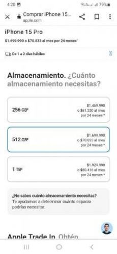 Iphone 15 pro max 512gb