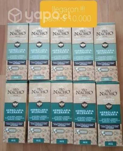 Shampoo y acondicionador ANTICAIDA TIO NACHO