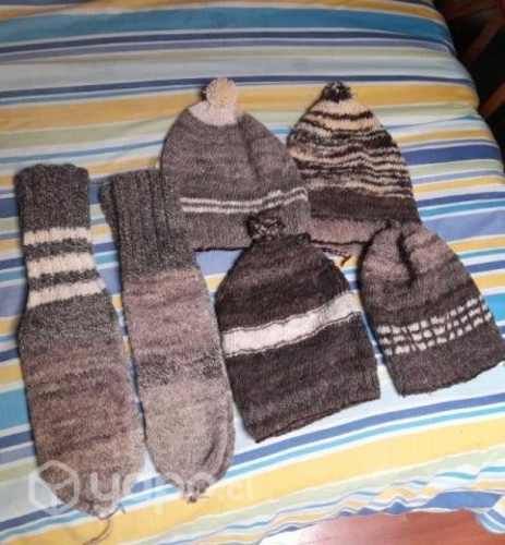 Gorro y media de lana oveja