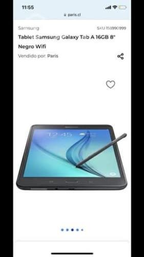 Tablet Samsung galaxy tab A with S Pen