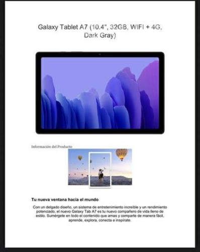 Tablet Samsung