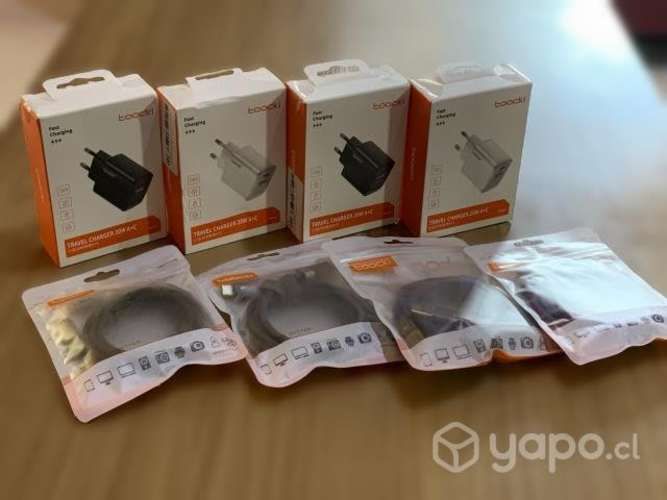 Cargador carga rápida 20W + cable de carga de 2 M