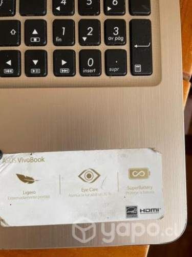 Notebook ASUS VivoBook X540UAR