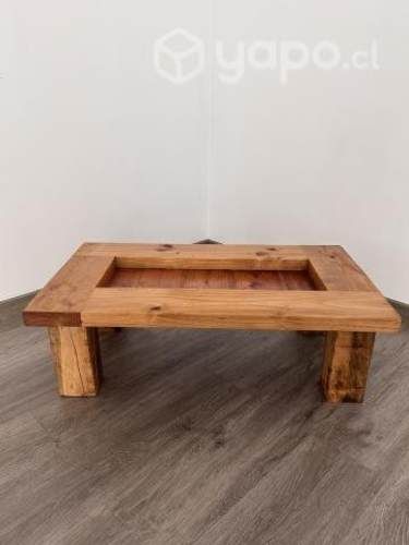 Mesa de centro rustica