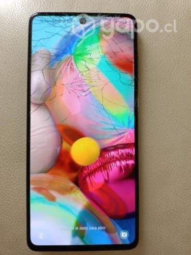 Samsung A71 pantalla trizada 100%operativo