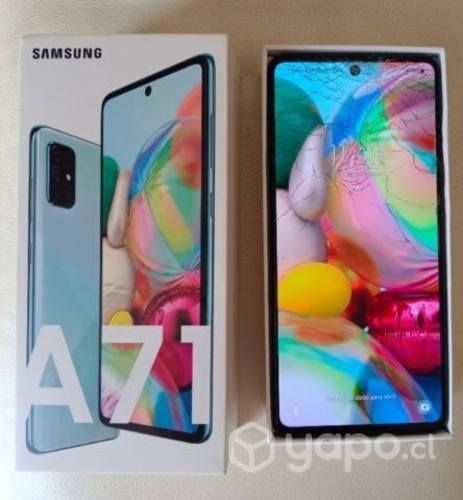 Samsung A71 pantalla trizada 100%operativo