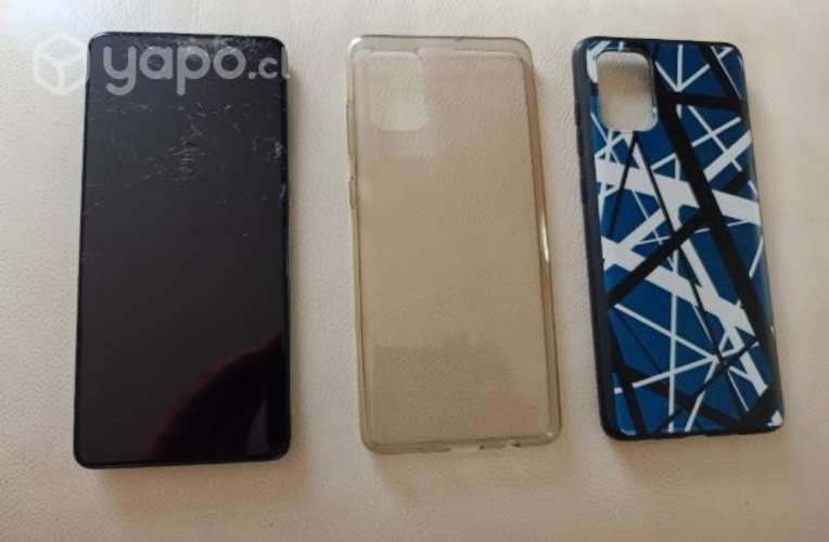 Samsung A71 pantalla trizada 100%operativo