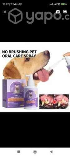 Spray para el aliento en perros y gatos