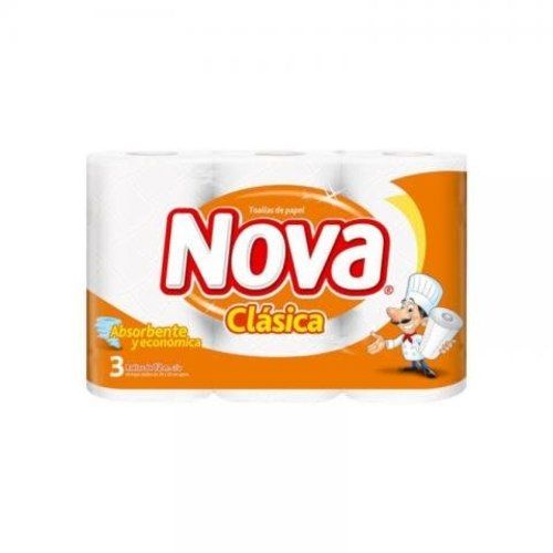 Toalla nova clasica abolengo 12 mt por 24 rollos