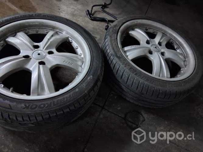 Llantas 17 con neumáticos impecables 4x108