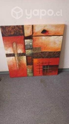 Cuadro oleo abstracto