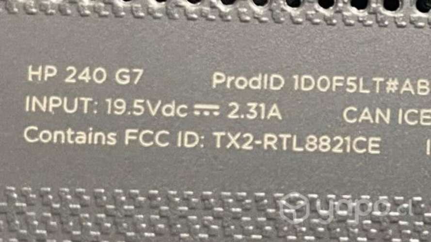 Notebook HP 240 G7