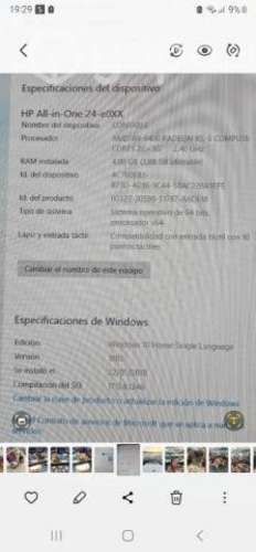 Computador hp All in one 24