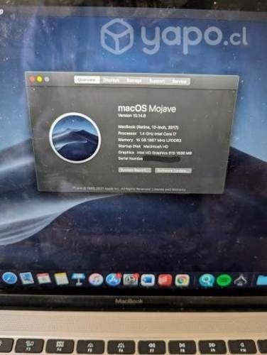 Macbook 12 pulgadas como nuevo