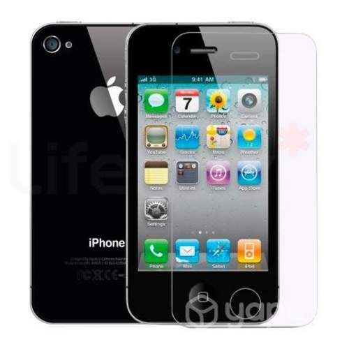 Lamina de Vidrio Templado Compatible con Iphone 4S