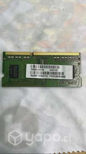 Memorias RAM para notebook