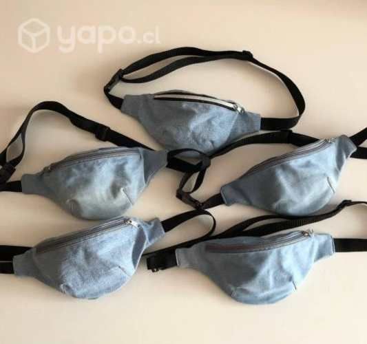 Lote de 12 bananos mezclilla jeans