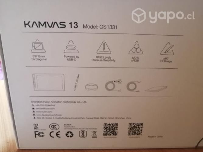 Tableta grafica Huion Kanvas 13