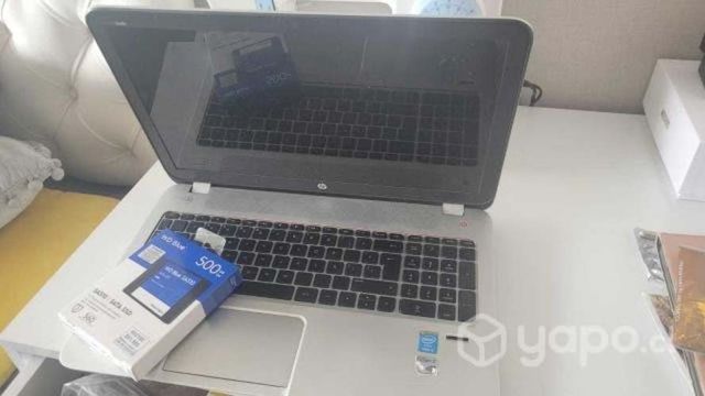Hp Envy 15 con 500 gb recién instalado y 8 gb ram