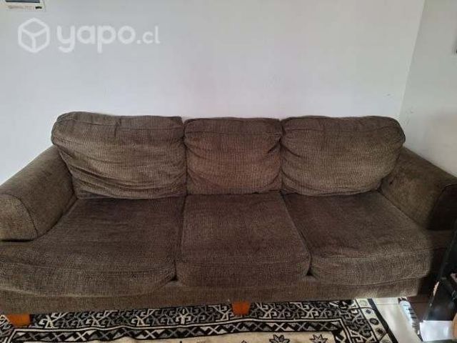 Cómodo y amplio sillon 3 cuerpos
