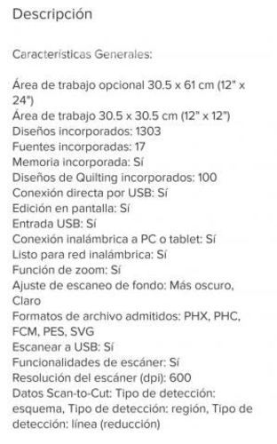 Maquina de corte BROTHER SCANCUT corte y escaner S