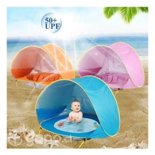 Carpa De Playa Para Bebés Con Protección UV