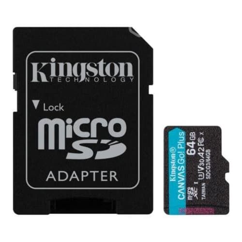 Tarjeta De Memoria MicroSD 64GB Kingston 170MB/s