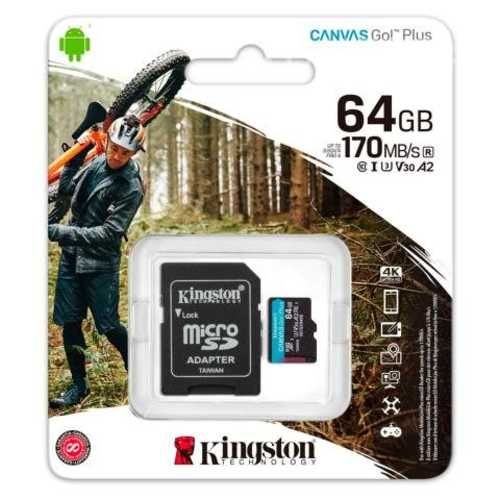 Tarjeta De Memoria MicroSD 64GB Kingston 170MB/s