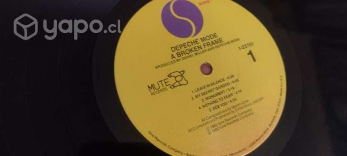 Depeche Mode Vinilo Original Usa ( Cure Joy Divisi