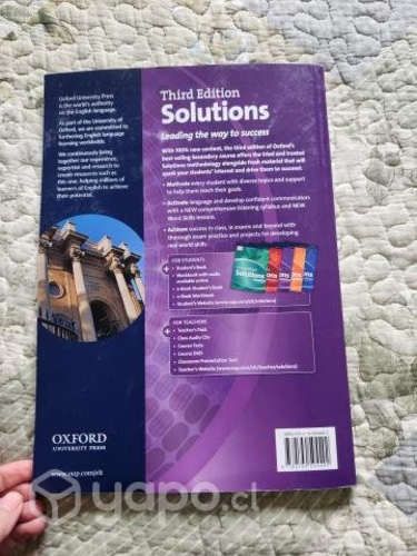 Libro de inglés solutions