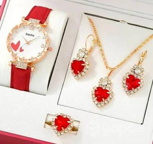 Hermosos reloj de dama más accesorios
