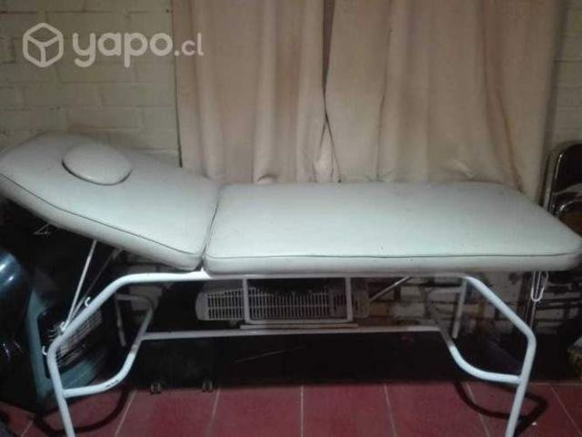 Camilla beige para depilacion y masajes