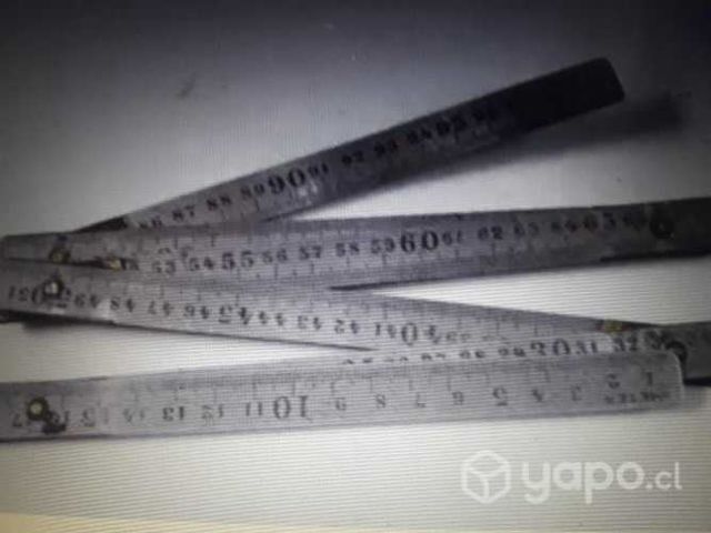 Metro, herramienta antigua(Aluminio-Bronce)