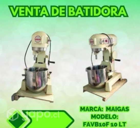 Batidora de 10 litros marca Maigas