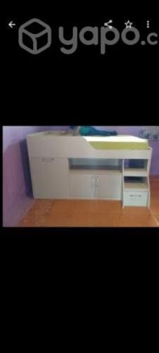 Cama retráctil desarmada