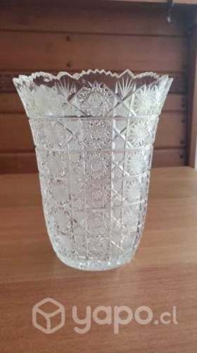 Jarrón de cristal bohemia