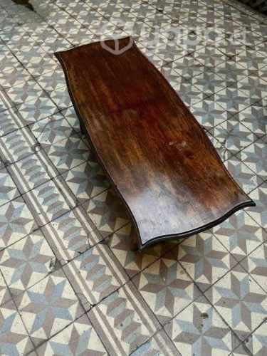 Antigua Mesa Centro Madera Caoba