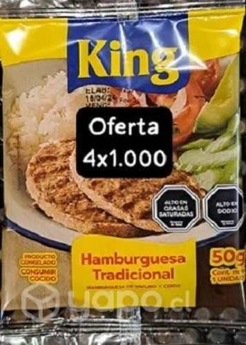 Hamburguesas King Tradicionales