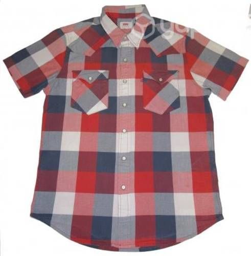Camisa Levis Azul Cuadrille Talla S (usada)