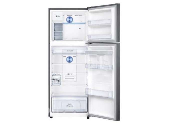 Refrigerador top mount 394 litros black stainless