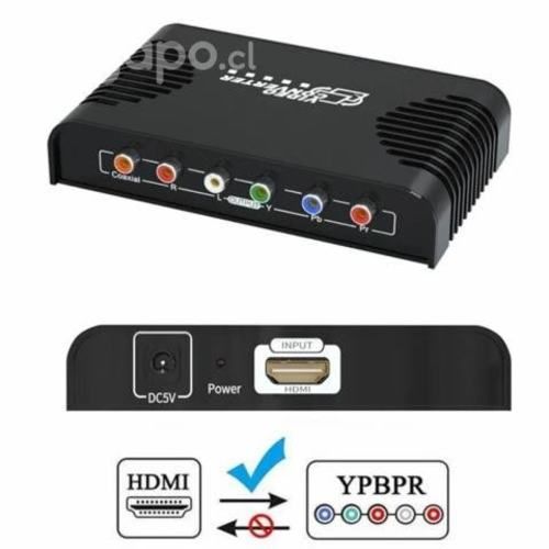 Conversor Hdmi A Componente para juegos retro