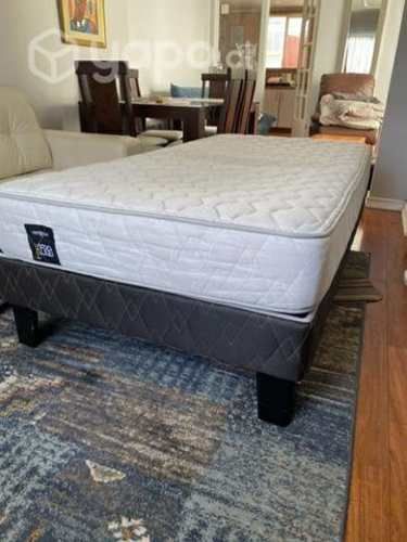 Cama Rosen 1,5 plazas (Colchón y Base)