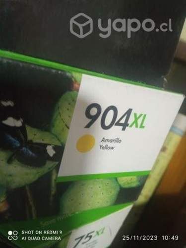 Tinta HP 904xl Yellow original de alta