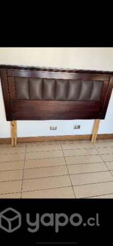 Respaldo para cama de 2 plazas