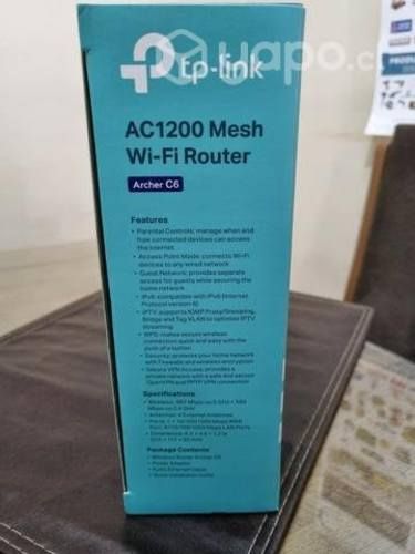 Router TP-Link AC1200 Archer C6 Mesh NUEVO